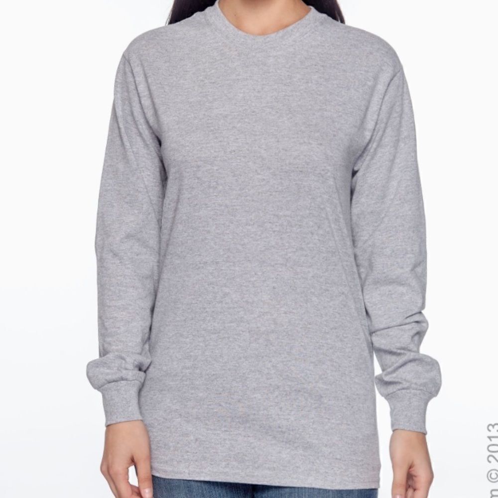 Gray Long Sleeve Dress